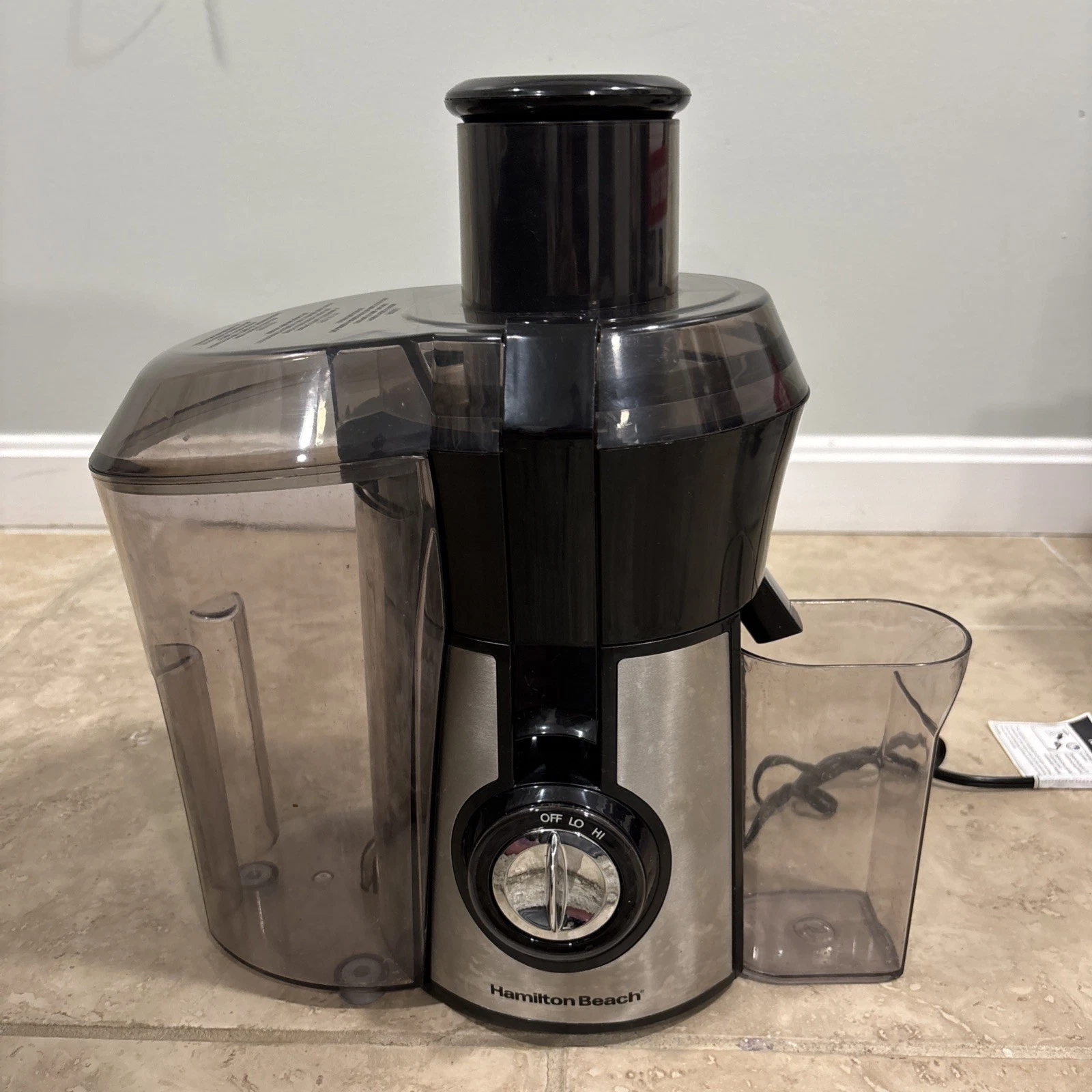 Hamilton Beach 67608Z Big Mouth PRO Juice Extractor 800 WATTS, Black