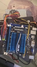 ASUS 35m1-1 micro motherboard plus powersuppl...