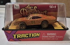 AUTO WORLD X-TRACTION DUKES OF HAZZARD 1969 GENERAL LEE DIRTY 00101 HO SLOT NEW