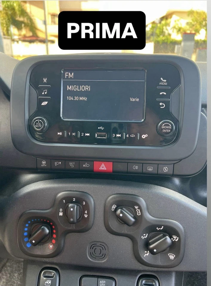 Autoradio Stereo Fiat Pandina CarPlay  ORIGINALE Hybrid 2024 Completo Di Codice - Immagine 4 di 4