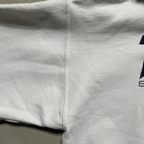 Thrasher Hoodie Sweatshirt White w/ Black Logo Mens Med Y2K - Photo 10/16