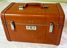 Maleta de equipaje maleta de tren marrón Samsonite Royal Traveller Shwayder Bros de colección