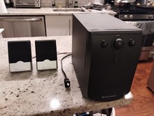 Altec Lansing BX3 Computer Speakers Subwoofer  2 Speakers
