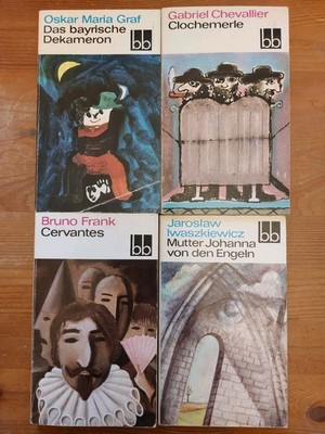 Set 4x bb Oskar Maria Graf/ Gabriel Chevallier/ Bruno Frank/ J. Iwaszkiewicz