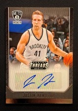 2016-17 Panini Threads - Autographs Justin Hamilton #6 (AU, RC)