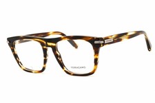 Salvatore Ferragamo SF3015 216 Striped Brown 53mm Eyeglasses New Authentic