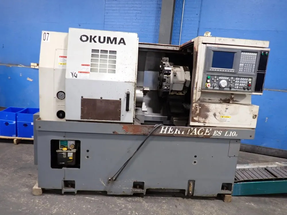 OKUMA HERITAGE ES-L10 II CNC LATHE 02261400001 | eBay