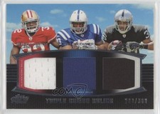 2011 Prime Triple Combo Relics Delone Carter Taiwan Jones Kendall Hunter 0pv4