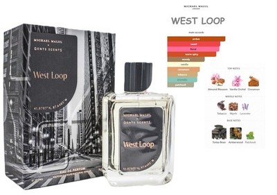 Michael Malul WEST LOOP Eau de Parfum Spray 3.4 OZ SEALED Men's Cologne Perfume