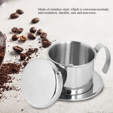 Portable Stainless Steel Coffee Drip Filter Coffee Maker Pot for Home Kitchen