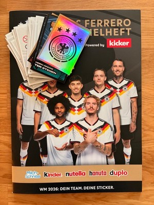 Panini Ferrero Nutella WM 2026 1 Sticker 1-62 freie Auswahl 2026 Deutschland DFB