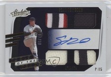 2021 Absolute Tools of the Trade 4 Swatch Signatures /49 Sean Newcomb Auto 0fl0