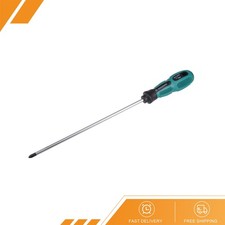  2 Phillips Screwdriver - 10 Inch Round Shaft Non Slip Comfortable Handle