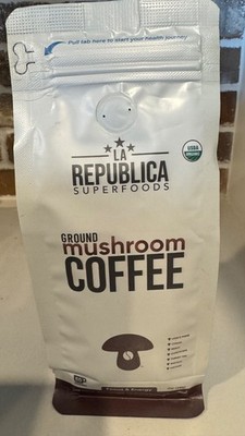 Organic LA Republica Ground Mushroom Coffee 12oz Bag