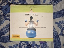 Body Sport Fitness Ball 75cm with Air Pump Large Brand New