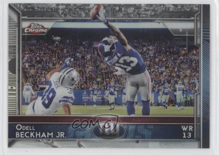 2015 Topps Chrome Refractor Odell Beckham Jr #18 9m2