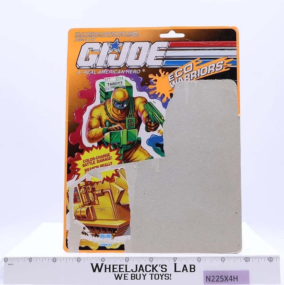 Clean-Sweep V1 100 % completo con tarjetero 1991 G.I. Figura de colección Joe Hasbro Foto 4 de 4