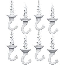 8 Pieces Swag Ceiling Hooks Wall Hook Heavy Duty Swag Hook Indoor Outdoor for...