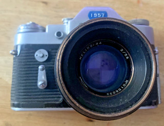 Zenith 3M Slr Camera 1964 USSR Helios 44 lens