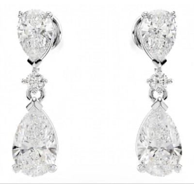 SWAROVSKI TENNIS DELUXE V MIXED ピアス Amazon.com: Swarovski Crystal Tennis Deluxe Mixed V Hoop
