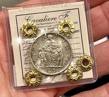 5 Lire Fecondità  1936 Regno Vittorio Emanuele III Periziata Fdc Eccezionale