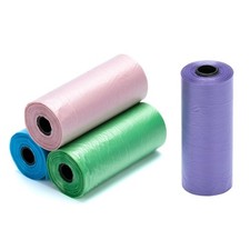 Mini Car Trash Can Disposable Garbage Bags 4 Rolls Small Plastic Waste Bags For