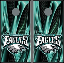 eagles 39 cornhole board vinyl wraps