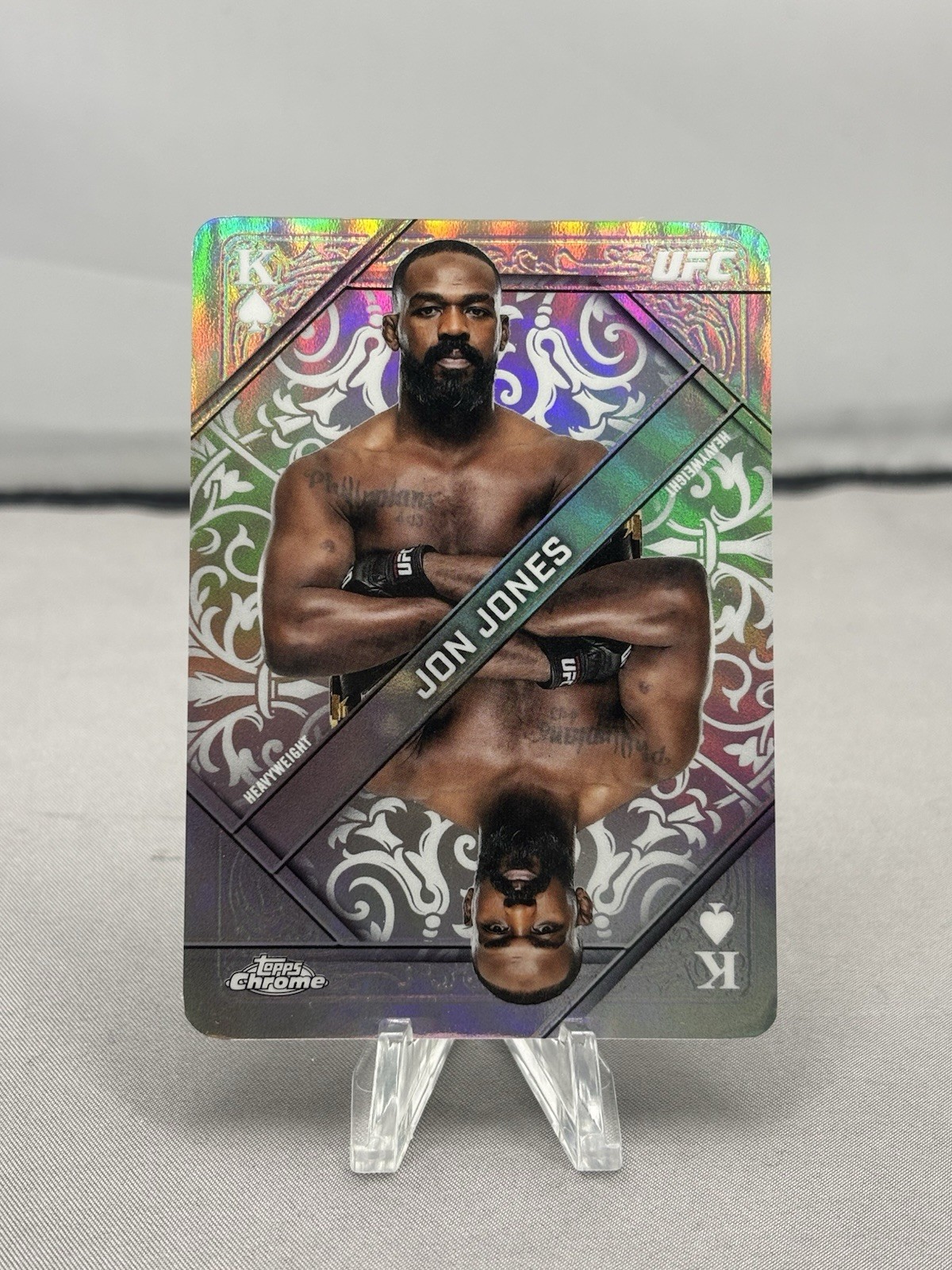 2026 Topps Chrome UFC Jon Jones Kings & Queens SSP #KQ-3