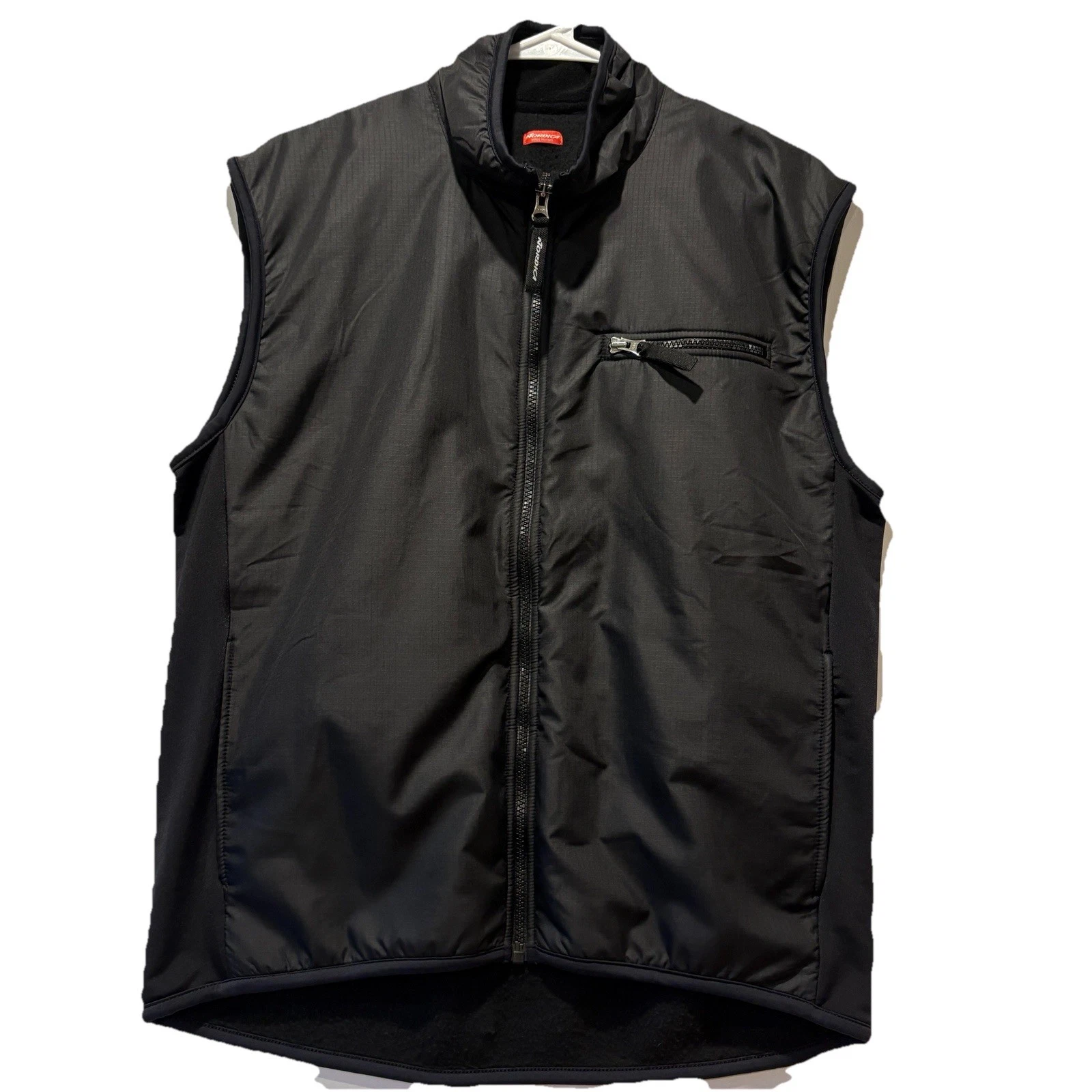 Nordica 2912 Men’s Performance Vest XL Black Made In Italy Zip Pocket Soft Shell