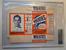 1951 WHEATIES # 3 GEORGE MIKAN COMPLETE BOX BECKETT VG-EX+ 4.5