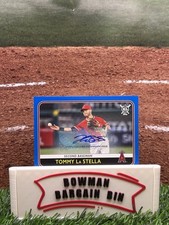 2020 Topps Big League Blue Retail Autograph #12 Tommy La Stella AUTO ANGELS