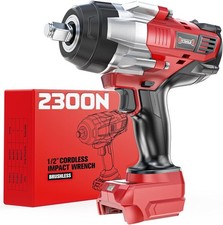 Cordless Impact Wrench 12 Inch Compatible With Milwaukee 18v Battery 1700 Ft-l