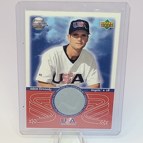 Upper Deck Sweet Spot Adam Kennedy USA-AK Game-Used Jersey USA Baseball Angels