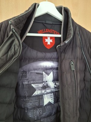 Schwarze Herren Wellensteyn Steppjacke Molecule in Gr. XXL