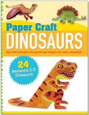 Paper Craft Dinosaurs (Papertoy Models, Origami) - Hardcover-spiral - GOOD
