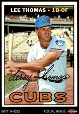1967 Topps #458 Lee Thomas Cubs 7 - NM