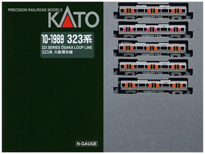 KATO 10-1989 JR 323 Series Osaka Loop Line 5 Car Add-On Set N Gauge Train New JP
