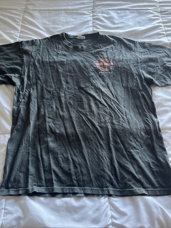 Vintage Harley Davidson Motor Cycles -  Puerto Vallarta Mexico Gray Shirt XL
