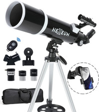 80Mm Aperture 600Mm Telescope for Adults  Beginners with Tripod  Accessories