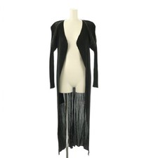   Tops  PLEATS PLEASE Long Cardigan Pleats 2 Black Women's From Japan USED