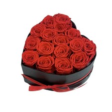 Valentines Day Gift Preserved Roses Heart Shape Box Gifts Her 16 Roses