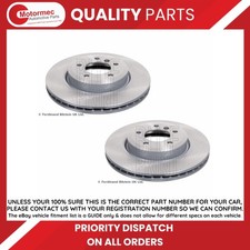 Blue Print Front Brake Discs for BMW Z4 Roadster 02-09