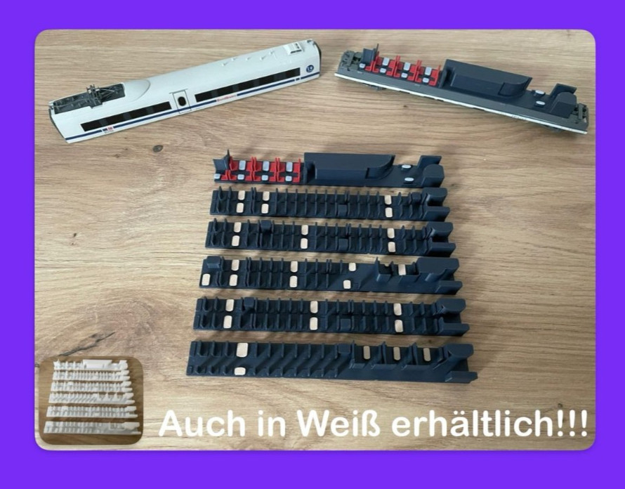 Inneneinrichtung Spur N passend für den Arnold ICE 3 (z.B. für Innenbeleuchtung)