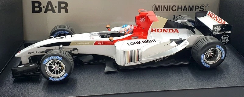 Minichamps 1/18 Scale 100 040009 - Bar Honda 006 #9 Button - Image 3 of 4