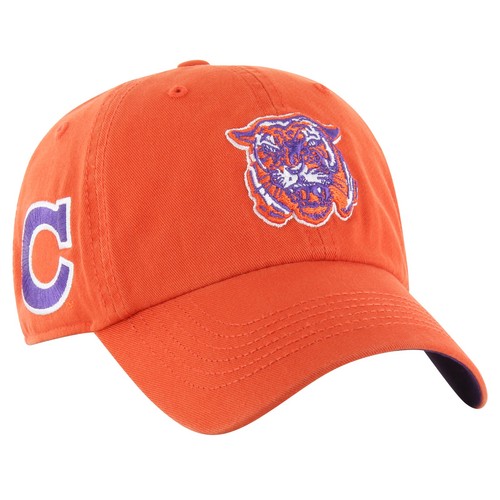 Men's '47 Orange Clemson Tigers Vintage Sure Shot Franchise Fitted Hat