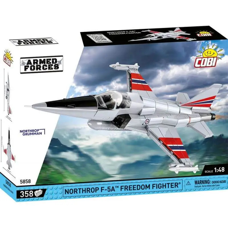 Maquette COBI 5858 Northrop F-5E avec cockpit ouvrant 1:48