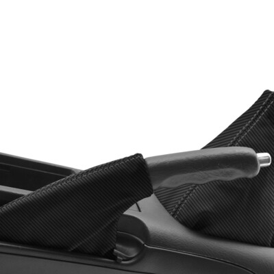 E Brake Boot PVC Carbon Fiber for Honda Prelude 97-01 Black