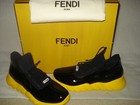 100% AUTHENTIC NEW MEN FENDI FADE BLACK RUNNER LOW TOP SNEAKERS UK 7/US 8 — photo 5