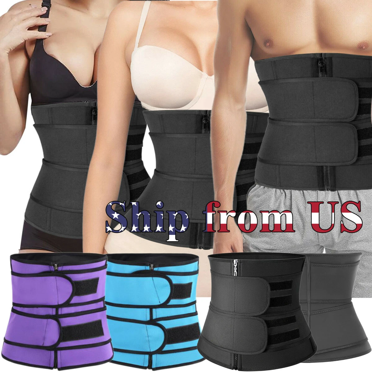 Find Cheap, Fashionable and Slimming body waist slimming belt 