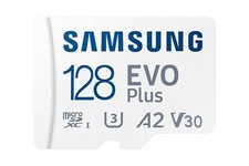 SAMSUNG EVO Plus 128GB Micro SDXC w/SD Adaptor, Up-to 160MB/s, Expanded Sto